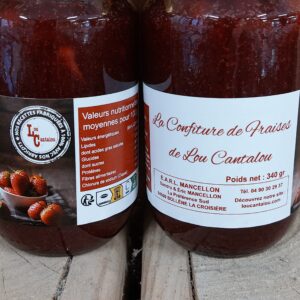 Confiture de fraises x 6 pots