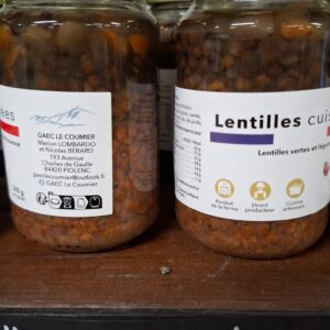 LENTILLES PREPAREES BOCAL